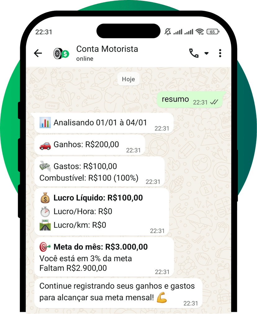 Tudo organizado automaticamente